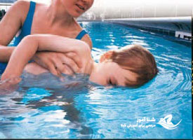 آموزش چرخش ۱۸۰ درجه در حین شنا به خردسالان سه سال به بالا توسط والدین !! | شناآموز
