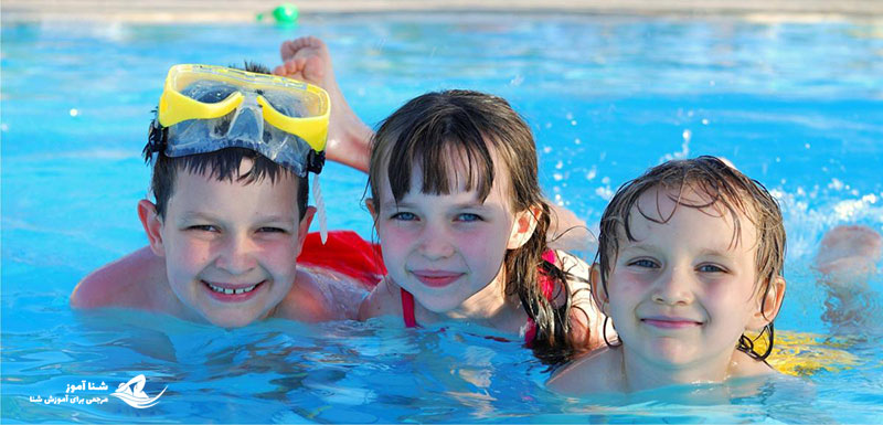 آموزش شنا کودکان ، خردسالان و نوزادان | شناآموز